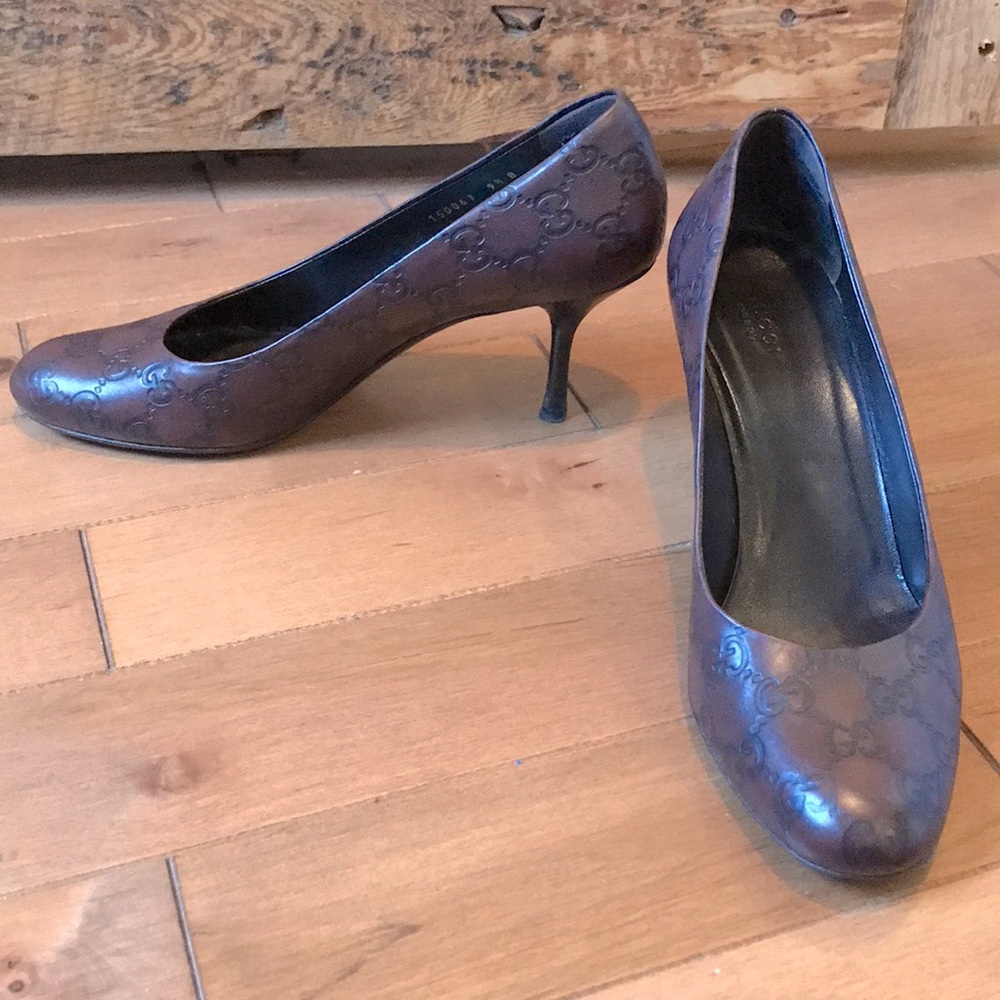 Gucci Guccissima heels